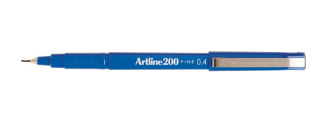 ARTLINE 200 BLUE FIBRE TIP PEN - 2.3MM LINE WIDTH