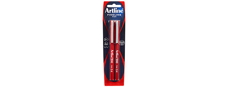 ARTLINE 200 RED 0.4MM FELT TIP PEN - INSTANT DRY INK