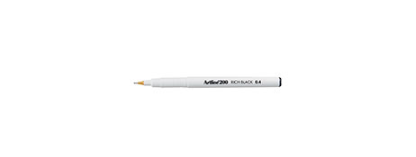 ARTLINE 200NR RICH BLACK FINELINER PEN 0.4MM