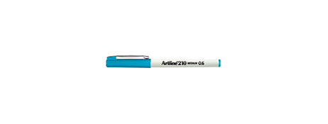ARTLINE 210 SKY BLUE MARKER PEN - BOLD 2.3MM LINE