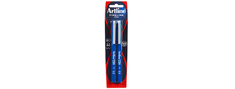 ARTLINE 220 BLUE FINE LINER PEN - 0.2MM TIP FOR PRECISION WORK
