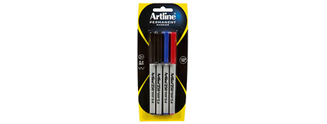ARTLINE 250 FINE LINE PERMANENT MARKER - ASSORTED COLOURS