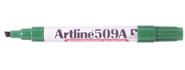 ARTLINE 500A GREEN CHISEL TIP WHITEBOARD MARKER - LOW ODOUR