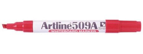 ARTLINE 500A RED CHISEL TIP DRY ERASE MARKER