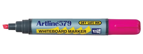 ARTLINE 579 CHISEL TIP MARKER PINK - DRY SAFE INK