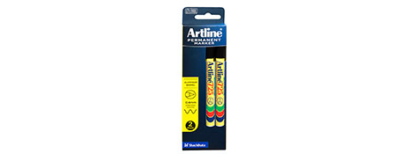 ARTLINE 725 PERMANENT MARKER BLACK FINE BULLET NIB 0.4MM