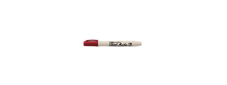 ARTLINE SUPREME DARK RED BRUSH MARKER - ANTIMICROBIAL