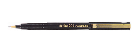 ARTLINE 204 FAXBLAC MARKER - 2.3MM FIBRE NIB, BLACK INK