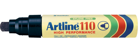 ARTLINE JUMBO PERMANENT MARKER - 4MM BULLET TIP, BLACK INK