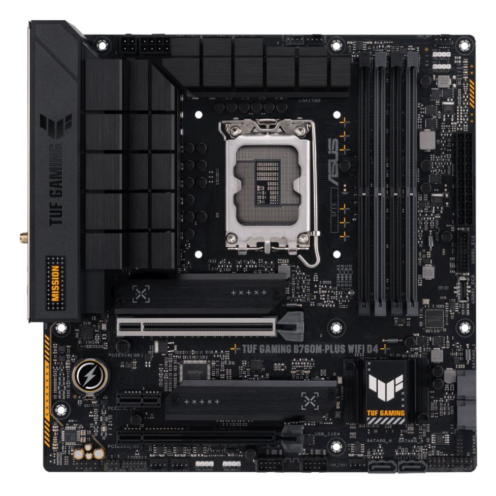 ASUS TUF GAMING B760M-PLUS WIFI II MOTHERBOARD FOR INTEL
