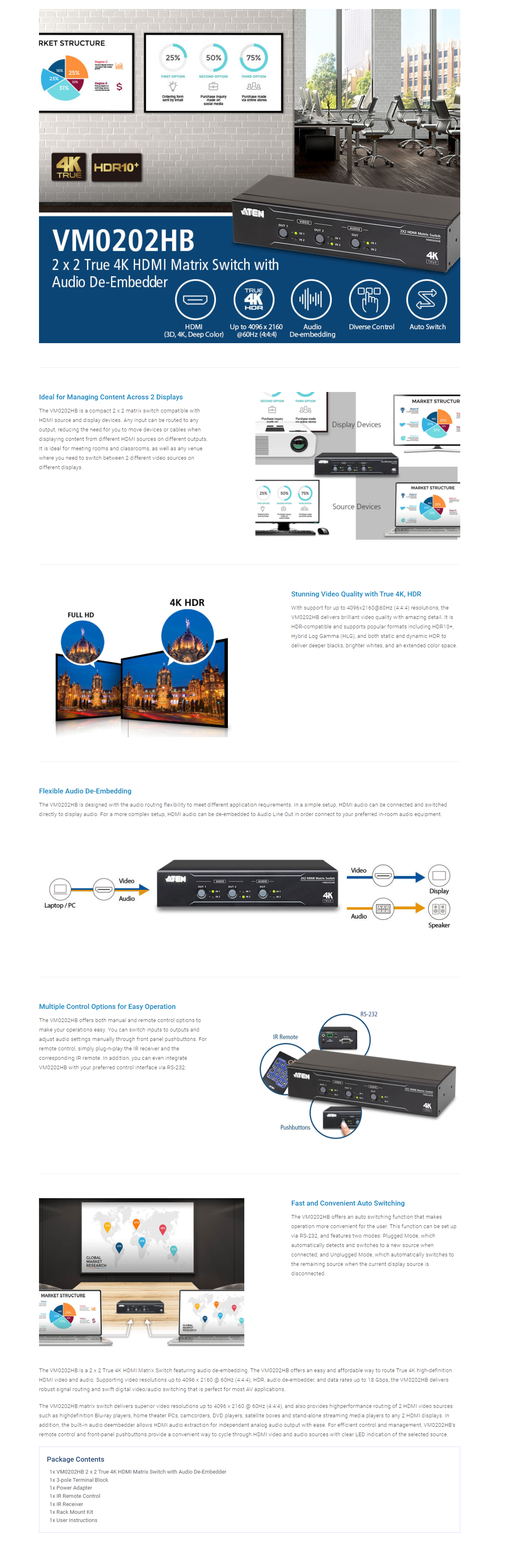 ATEN 2-PORT DVI KVM SWITCH WITH USB FOR PC/MAC