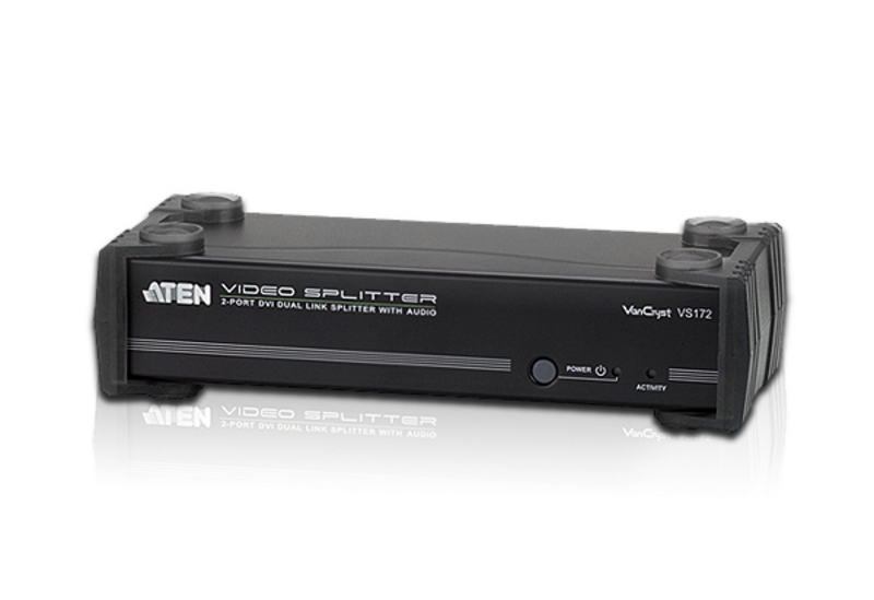 ATEN 2-PORT DVI SPLITTER - CRYSTAL CLEAR VIDEO DISTRIBUTION