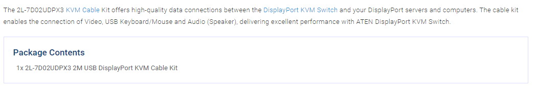 ATEN 2-PORT USB DVI KVM SWITCH WITH CABLES