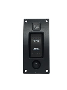 GENERIC MARINE (ASSUMING NO SPECIFIC BRAND PROVIDED FOR SKU) BACKLIT BILGE PUMP SWITCH PANEL FOR RELIABLE MARINE CONTROL