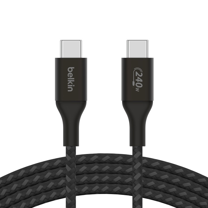 BELKIN 2M USB-C TO LIGHTNING CABLE - BLACK FAST CHARGING
