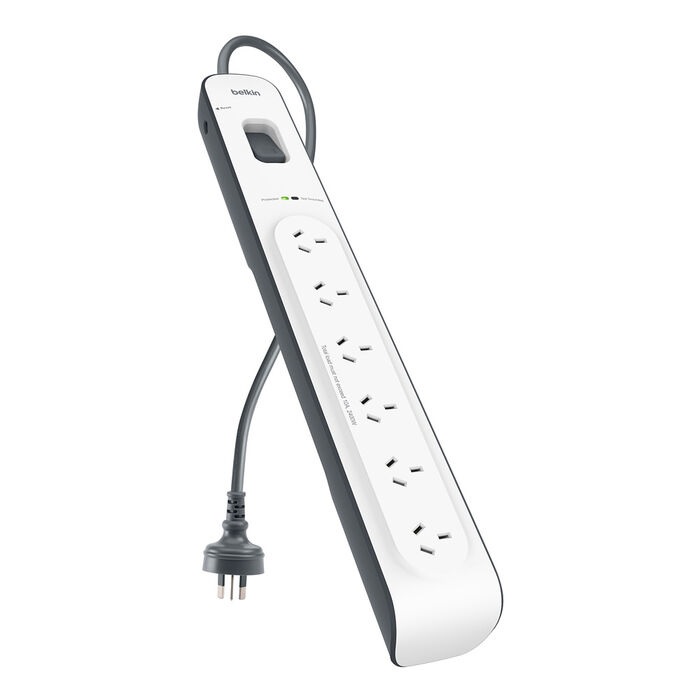 BELKIN 6-OUTLET SURGE PROTECTOR POWER STRIP WITH USB PORTS
