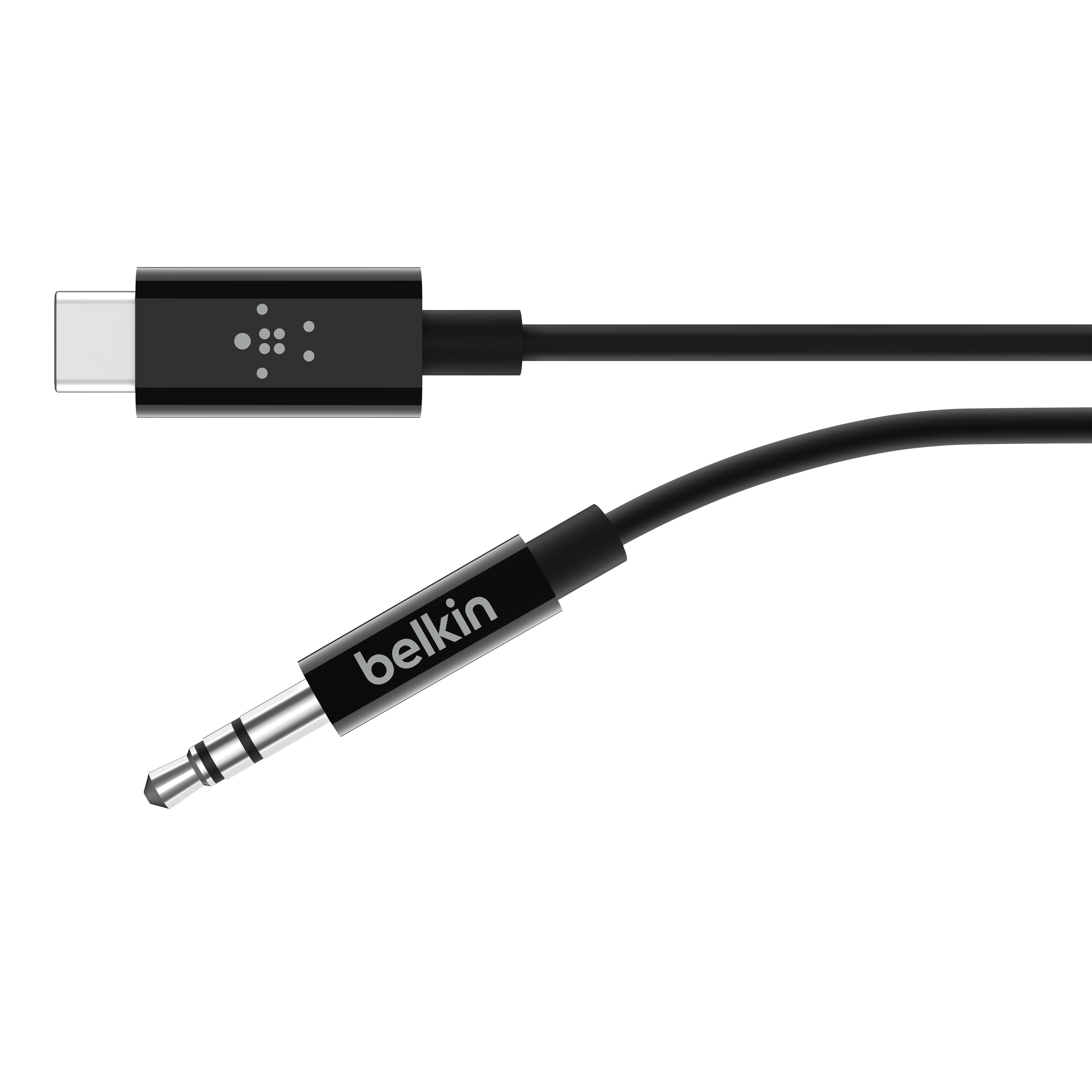 BELKIN 1.8M USB-C TO 3.5MM AUDIO CABLE - BLACK