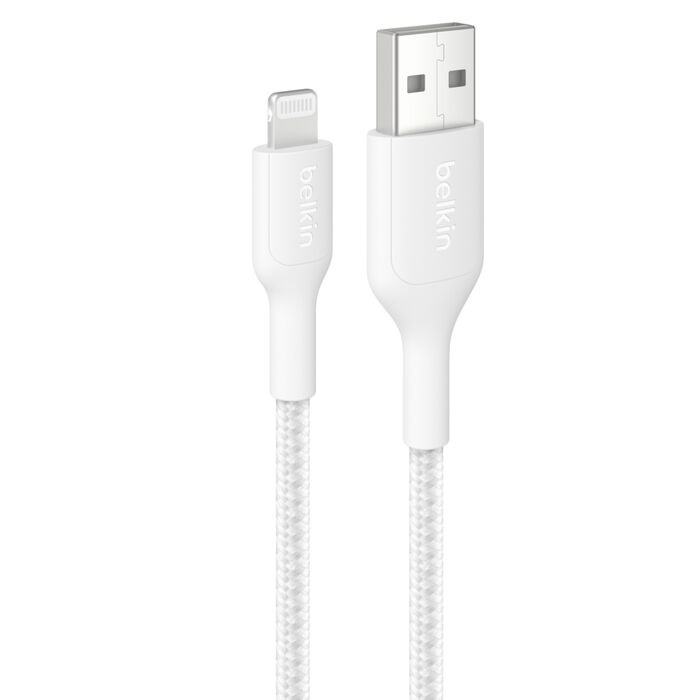 BELKIN 1M WHITE USB-C TO LIGHTNING CABLE FOR FAST CHARGING
