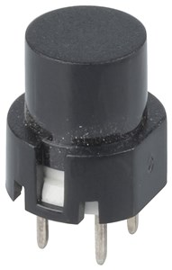 GENERIC COMPONENT MANUFACTURER BLACK PCB MOUNT SNAP ACTION KEYBOARD SWITCH - MOMENTARY