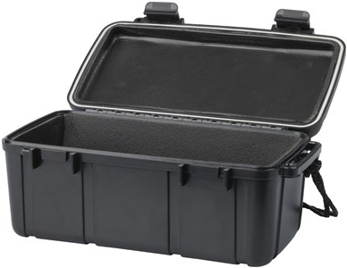 GENERIC/UNSPECIFIED MANUFACTURER BLACK WATERPROOF ABS PLASTIC CASE 210X120X90MM WITH FOAM