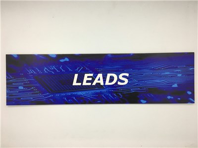 GENERIC SIGNAGE BLUE 'RESELLERS' CATEGORY SIGN FOR RETAIL DISPLAYS