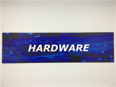 GENERIC HARDWARE SIGNAGE DURABLE BLUE RESELLERS CATEGORY SIGN FOR HARDWARE STORES