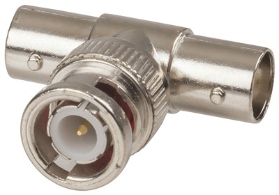 BNC T ADAPTOR: MALE TO 2 FEMALE CONNECTOR FOR RELIABLE SETUP