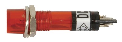 GENERIC/COMPONENT SUPPLIER BRIGHT RED SEALED 12V INDICATOR BEZEL LIGHT FOR PROJECTS