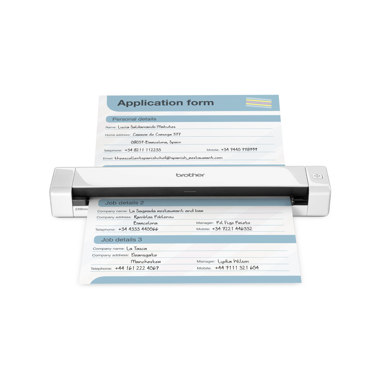BROTHER DS-640 PORTABLE DOCUMENT SCANNER FOR GERALDTON