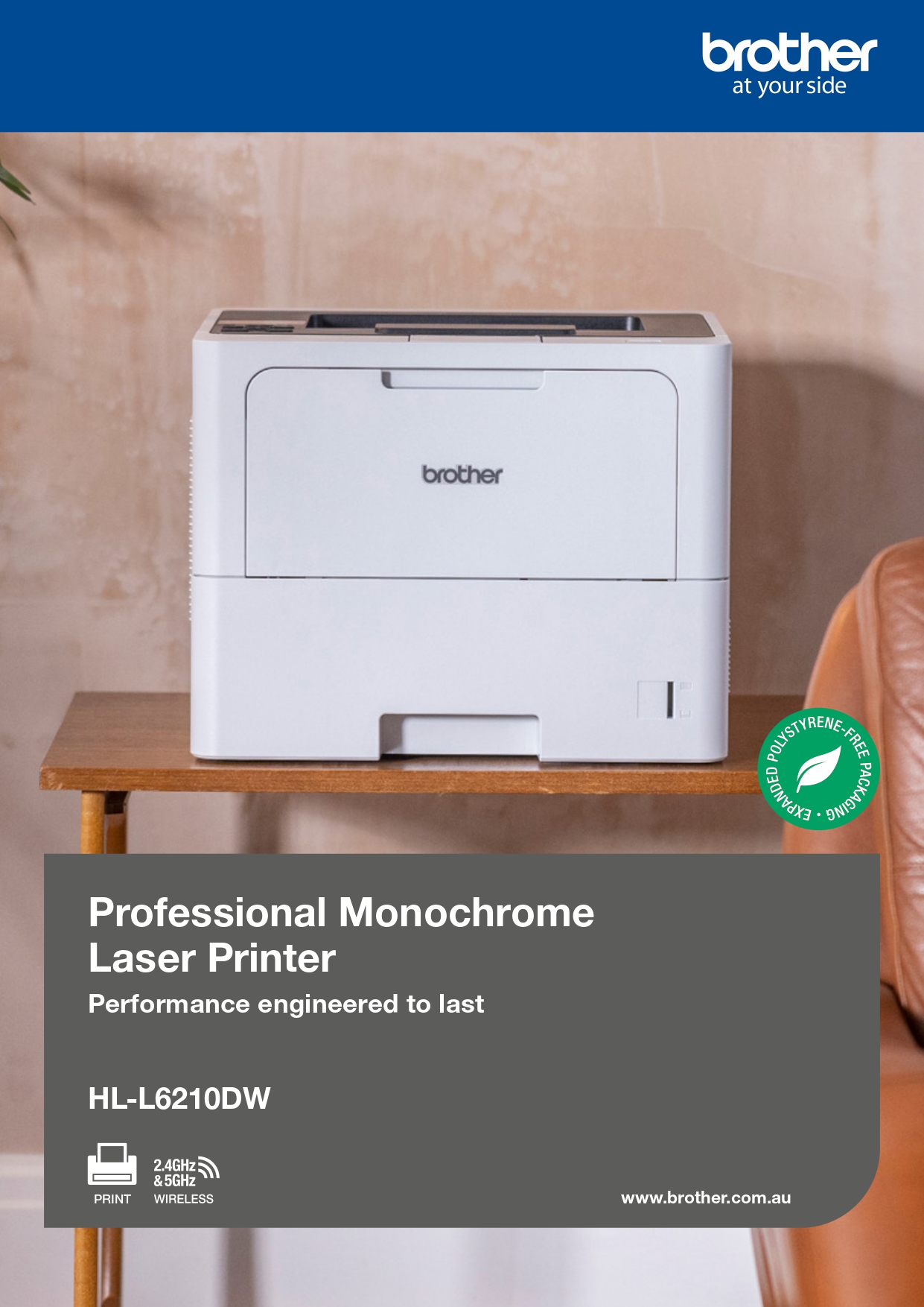 BROTHER HL-L6210DW MONOCHROME LASER PRINTER | FAST & RELIABLE