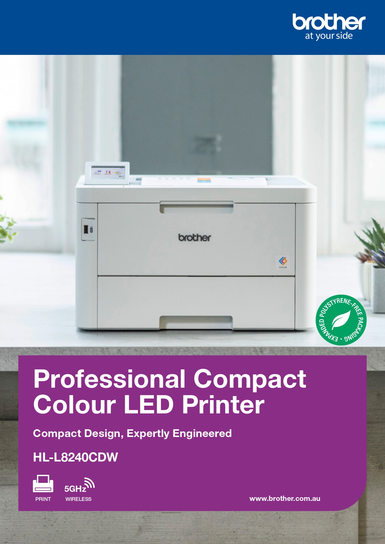 BROTHER HL-L8240CDW COLOUR LASER PRINTER FOR HOME/OFFICE