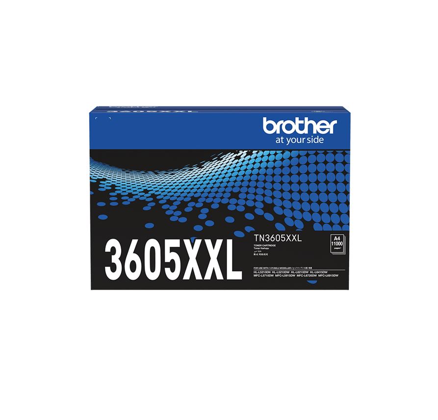 BROTHER TN-3605XXL HIGH YIELD TONER CARTRIDGE FOR RELIABLE PRINTING