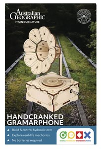 AUSTRALIAN GEOGRAPHIC GRAMOPHONE MUSIC BOX GIFT