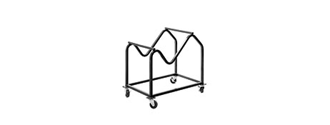 BURO (COMPATIBILITY) BLACK FLAT PACK TROLLEY FOR BURO ENVY & MAXIM CHAIRS