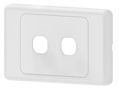 GENERIC/UNSPECIFIED MANUFACTURER VERSATILE 2 GANG GRID PLATE FOR SLEEK SWITCH INSTALLATION