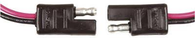 UNSPECIFIED MANUFACTURER HEAVY DUTY 2 PIN BULLET PLUG & SOCKET CONNECTOR WITH WIRE