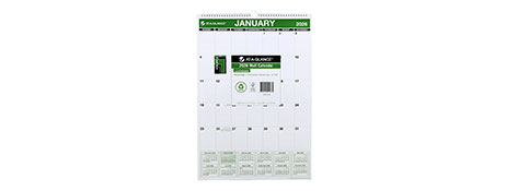 AT-A-GLANCE 2026 WALL CALENDAR | RECYCLED PAPER PLANNER