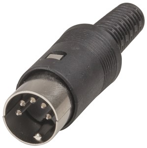 GENERIC/UNSPECIFIED MANUFACTURER RELIABLE 5 PIN DIN LINE PLUG FOR AUDIO & DATA CONNECTIONS