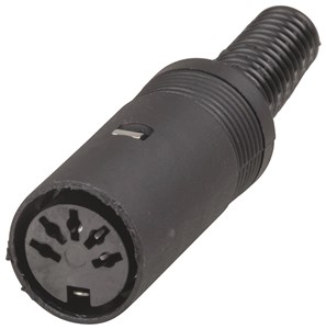 GENERIC/COMPONENT SUPPLIER RELIABLE 5 PIN DIN LINE SOCKET FOR AUDIO & DATA CONNECTIONS