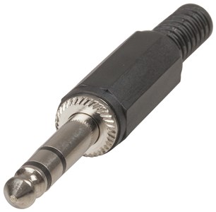 GENERIC/COMPONENT SUPPLIER 6.5MM STEREO PLASTIC PLUG FOR AUDIO CONNECTIONS