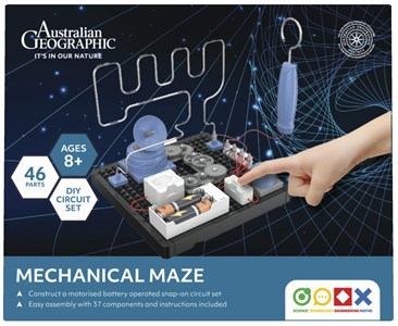AUSTRALIAN GEOGRAPHIC STEM MECHANICAL MAZE FOR CURIOUS MINDS