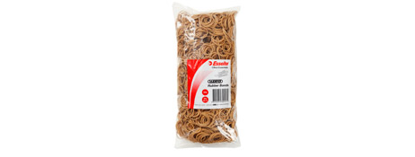 ESSELTE SUPERIOR RUBBER BANDS SIZE 12 - 500G BAG FOR OFFICE & HOME