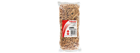 ESSELTE SIZE 28 RUBBER BANDS - 500G BAG FOR OFFICE & HOME
