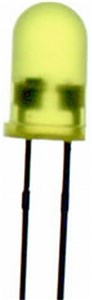 GENERIC COMPONENT YELLOW 5MM FLASHING LED 35MCD ROUND DIFFUSED COMPONENT
