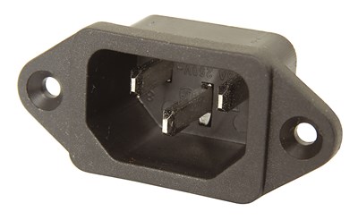 GENERIC/OEM 240V IEC320 MALE CHASSIS POWER PLUG FOR REPAIRS & PROJECTS
