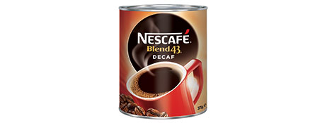 NESCAFE BLEND 43 DECAF COFFEE - RICH AROMA, NO JITTERS