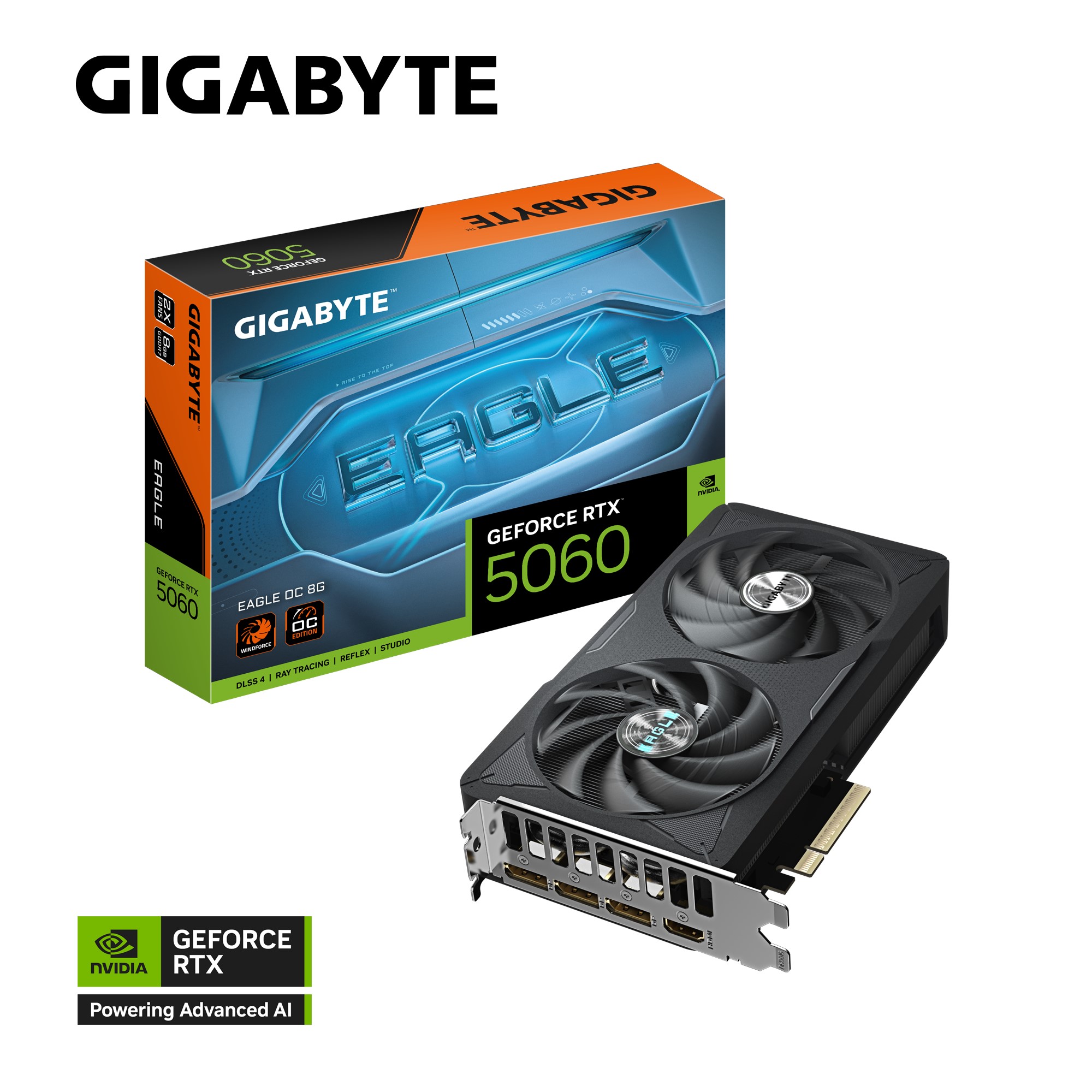 GIGABYTE GEFORCE RTX 4060 EAGLE OC 8G GRAPHICS CARD