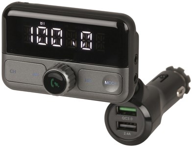 GENERIC/UNSPECIFIED MANUFACTURER IN-CAR FM TRANSMITTER WITH FAST USB CHARGING