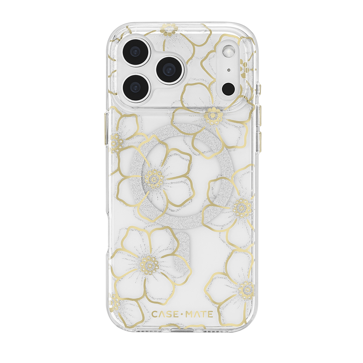 CASE-MATE FLORAL GEMS MAGSAFE CASE FOR IPHONE 17 PRO MAX - GOLD