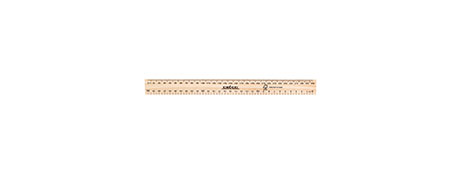CELCO 30CM WOODEN RULER - FSC CERTIFIED FOR PRECISION